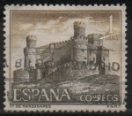 Stamps : Europe : Spain :  Castillos d´España (Manzanares el Real Madrid)