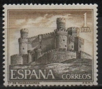Stamps Spain -  Castillos d´España (Manzanares el Real Madrid)