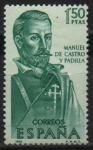 Stamps Spain -  Manuel d´Castro y Padilla