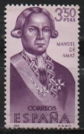 Stamps Spain -  Manuel d´Amat y Junyent