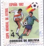 Sellos de America - Bolivia -  Copa Mundial de Futbol España 82