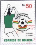Stamps Bolivia -  X Campeonato 