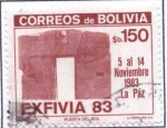Stamps Bolivia -  Conmemoracion Exposicion Fialtelica Internacional 