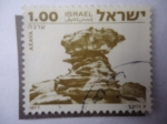 Stamps Israel -  ARAVÁ - Sirve de frontera  entre el desierto de Néguev de Israel y Jordania.