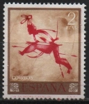 Stamps Spain -  Homenaje al pintor desconocido (Saltadora)