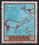 Stamps Spain -  Homenaje al pintor desconocido (Covalanas)