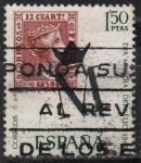 Stamps Spain -  Dia mundial del sello (M coronada)