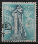 Stamps Spain -  Monumento a Colon (Huelva)
