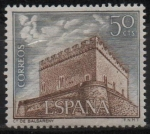 Stamps Spain -  Castillos d´España (Balsareny Barcelona)