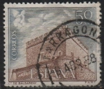 Stamps Spain -  Castillos d´España (Balsareny Barcelona)