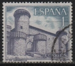 Stamps Spain -  Castillos d´España (Jarandilla Caceres)