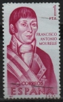 Stamps : Europe : Spain :  Francisco Antonio Mourelle