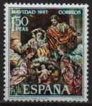 Stamps Spain -  Navidad (Nacimiento 1967)