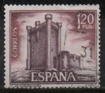 Stamps Spain -  Castillos d´España (Fuensanta Valladolid)