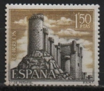 Stamps Spain -  Castillos d´España (Pechafiel Valladolid)