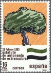 Stamps Spain -  2735 - Estatutos de Autonomía - Extremadura