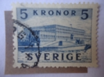 Stamps : Europe : Sweden :  Palacio Real de Estocolmo