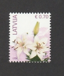 Stamps : Europe : Latvia :  Azucena