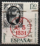 Stamps Spain -  Dia mudial d´sello ( Fechador d´llegada d´Madrid)
