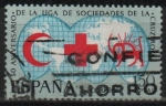 Stamps Spain -  L aniversario d´l´Liga d´sociedades d´l´Cruz Roja
