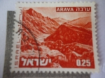 Sellos de Asia - Israel -  Arava - Paisaje