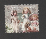 Stamps : Europe : Latvia :  Juguetes de época
