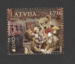Stamps : Europe : Latvia :  Juguetes de época