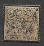 Stamps Solomon Islands -  1013-14 - Papa Juan Pablo II 