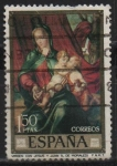 Stamps Spain -  La Virjen con los niños Jesus y Juan