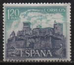 Stamps Spain -  Castillos d´España (Monterrey Verin Orense))