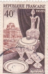 Stamps France -  PORCELANA Y CRISTALERÍA 