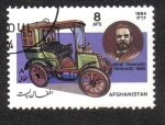 Stamps Afghanistan -  Automóviles, Limusina de Panhard (1899) y René Panhard