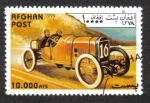 Stamps Afghanistan -  Coches de carreras de época