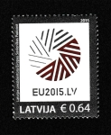 Stamps : Europe : Latvia :  Presidencia de Letonia en la UE