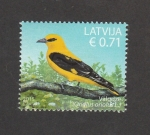 Stamps Latvia -  Oropéndola europea