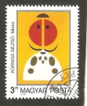 Stamps Hungary -  3242 - Michel, del pintor Dezso Korniss