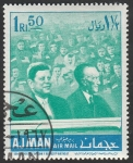Sellos de Asia - Emiratos �rabes Unidos -  Ajman - 16 - 50 Anivº del nacimiento de John F. Kennedy