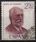Stamps Spain -  Miguel d´Uramuno