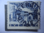 Stamps : Europe : Sweden :  Iglesia de Wilmington - 300 Aniversario de la Fundación de la Nueva Suecia, 1838-1938.