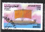 Stamps Afghanistan -  Barcos, Grecian Bireme