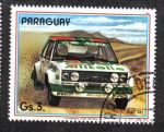 Sellos del Mundo : America : Paraguay : Coches de rally, Fiat 131