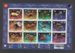Stamps Latvia -  Signos del Zodiaco:Taurus