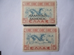 Stamps Greece -  República Autónoma del Epiro del Norte (Albania del Sur)