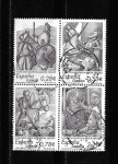 Stamps Spain -  Don Quijote de la Mancha