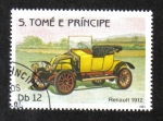 Stamps : Africa : S�o_Tom�_and_Pr�ncipe :  Automóviles, Renault 1912
