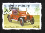 Stamps : Africa : S�o_Tom�_and_Pr�ncipe :  Automóviles, Rover Phaeton 1907