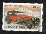 Sellos del Mundo : Africa : Santo_Tom�_y_Principe : Automóviles, Mercedes-Benz 1927