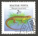 Sellos de Europa - Hungr�a -  3223 - Reptil, lacerta agilis