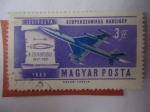 Stamps Hungary -  Szuperszonikus Harcigep - Bombardero Supersónico y Turbomotor de Hukovski.