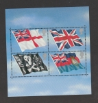 Stamps United Kingdom -  Bandera Royal Navy